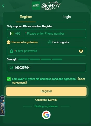 SK M777 Game APK